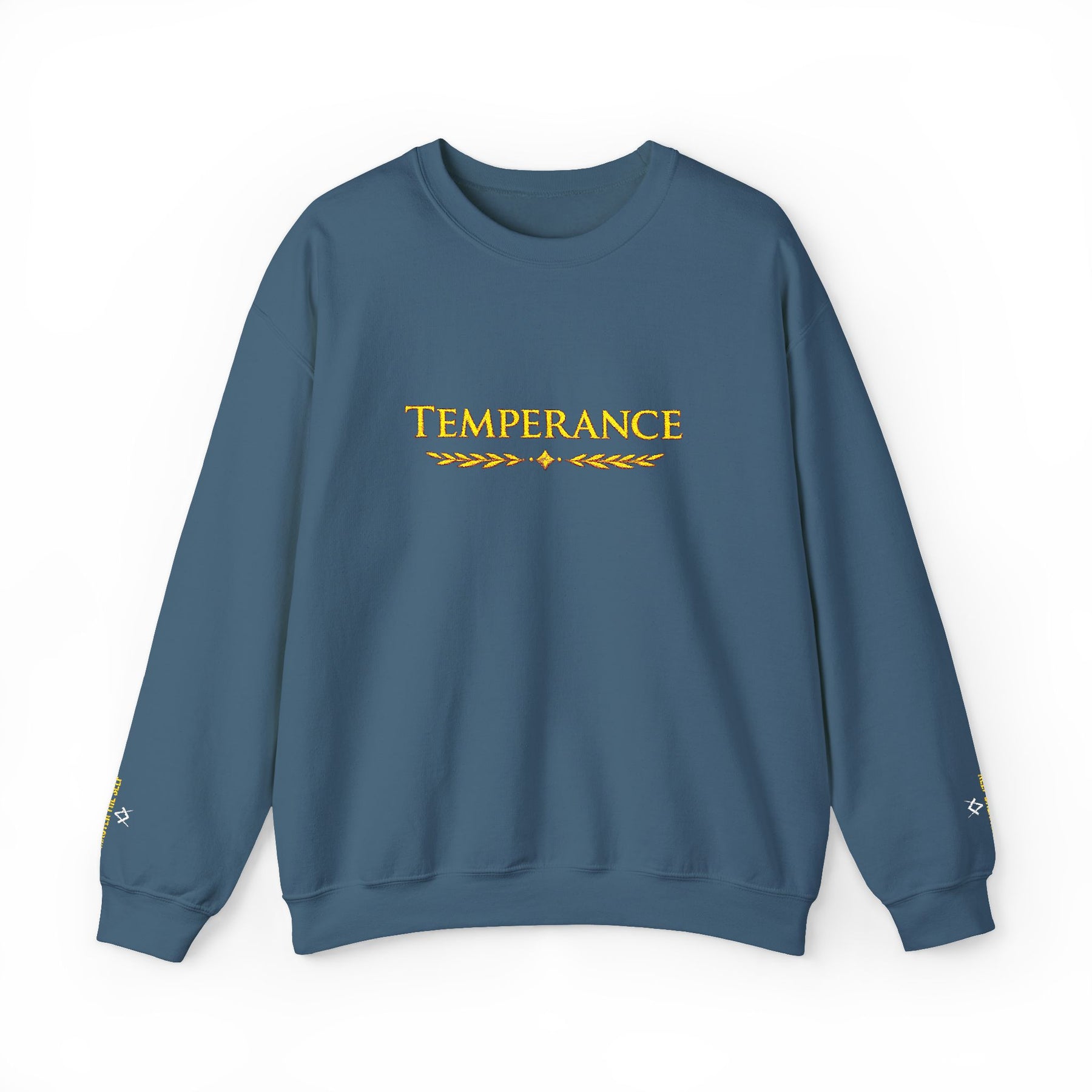 Entered Apprentice Blue Lodge Sweatshirt - Square & Compass Temperance Keep Balance - Bricks Masons