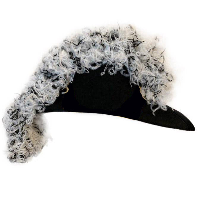 Line Officer Knights Templar Chapeau - White & Black Blend Plumes - Bricks Masons