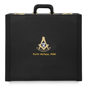 Past Master Craft English Regulation Apron Case - Gold Hand Embroidery Various Sizes & Materials