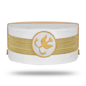 The Order of The Golden Circle Crown Cap - Hand Embroidery Gold Bullion - Bricks Masons