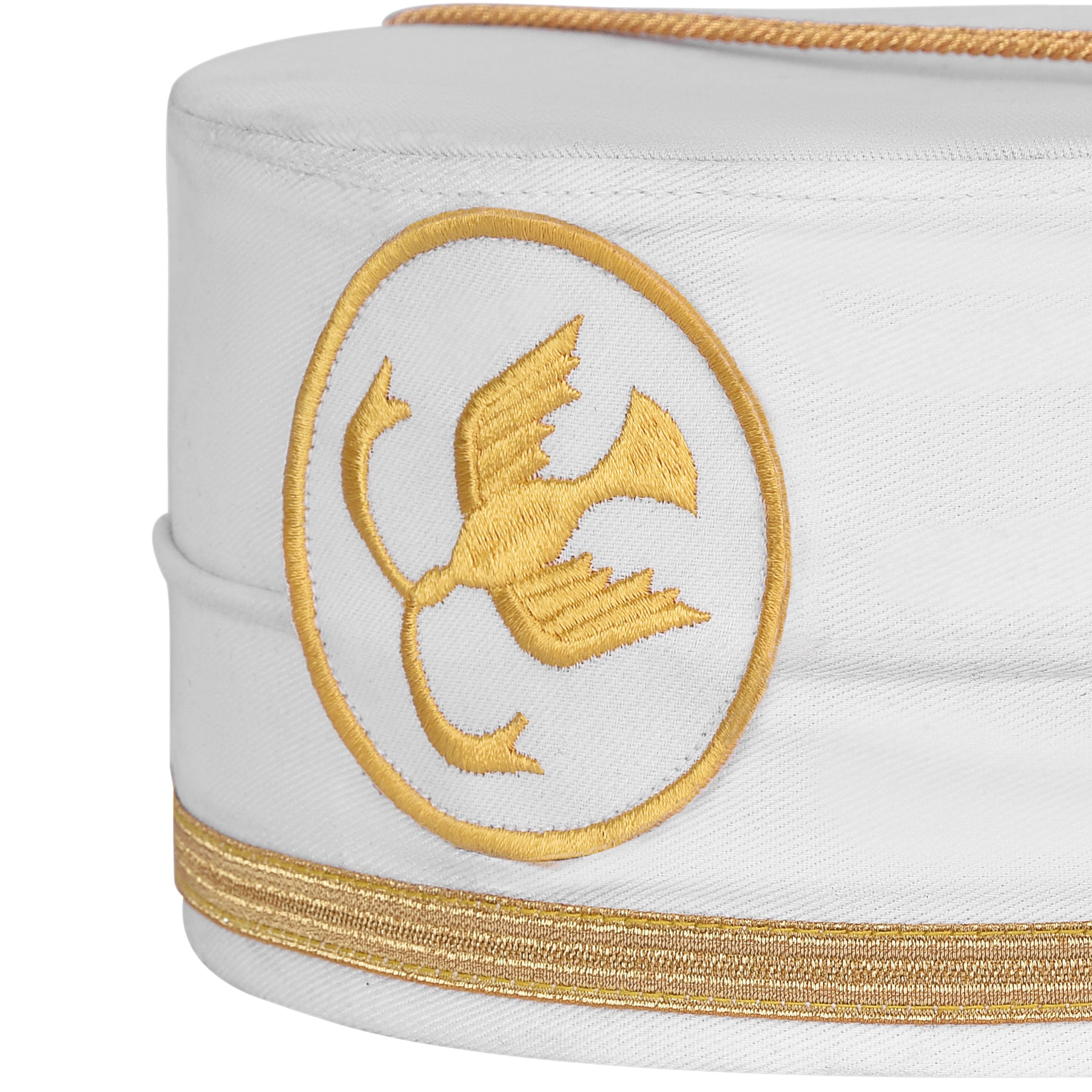 The Order of The Golden Circle Crown Cap - Hand Embroidery Gold Bullion - Bricks Masons
