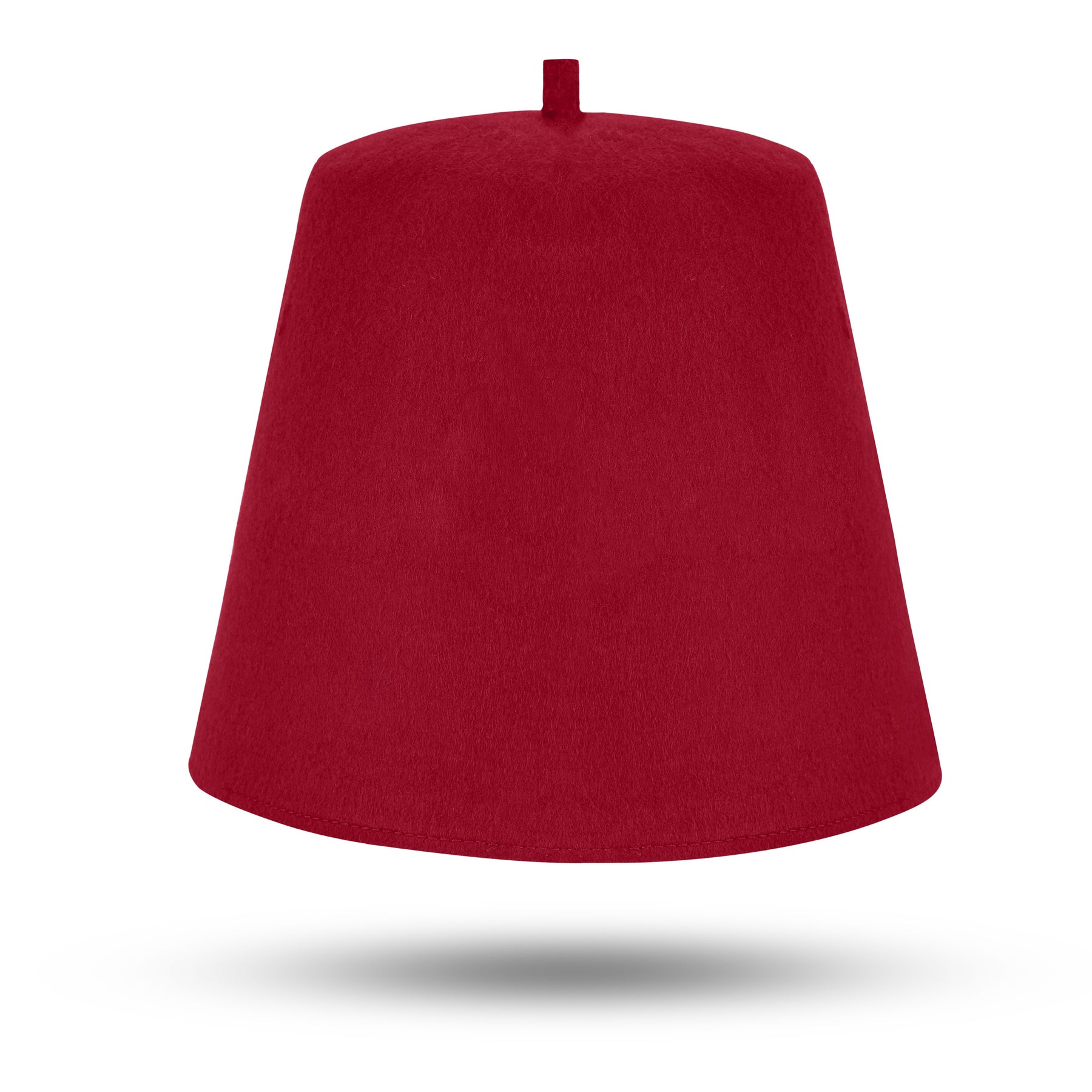 Masonic Fez Hat - Maroon Wool Color - Bricks Masons