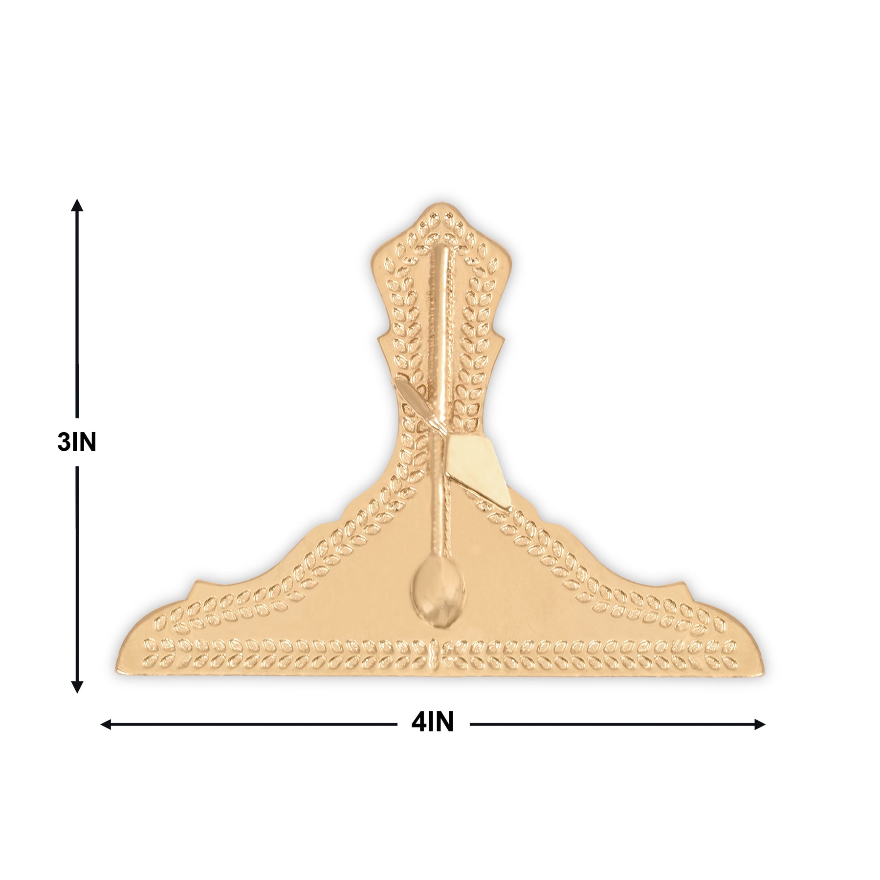Deputy Master Royal & Select Masters Officer Collar Jewel - Gold Plated Trowel & Level - Bricks Masons