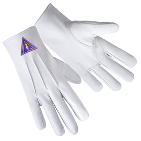Royal & Select Masters English Regulation Glove - Leather With Purple Patch - Bricks Masons