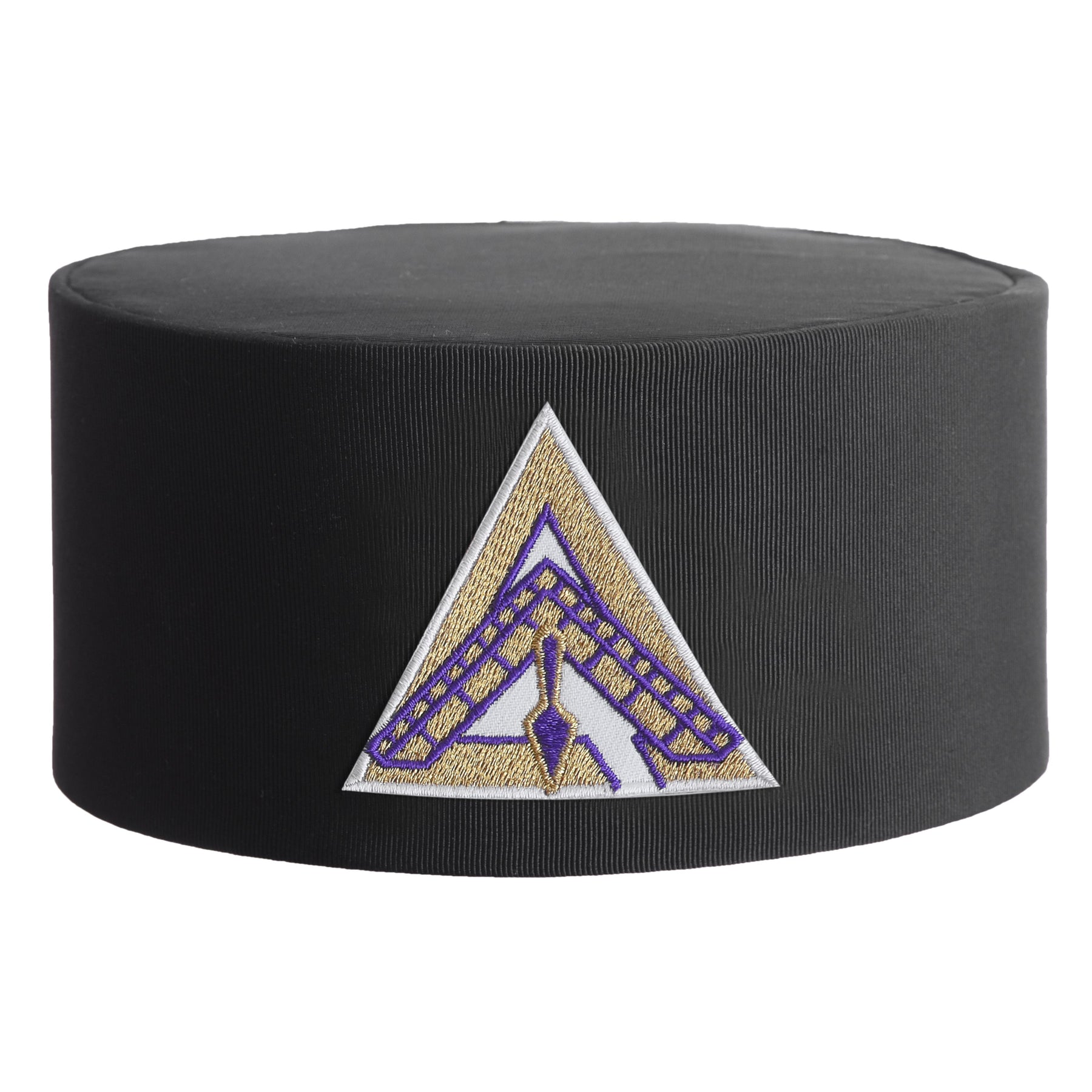 Royal & Select Masters Council Crown Cap - White & Gold Patch - Bricks Masons