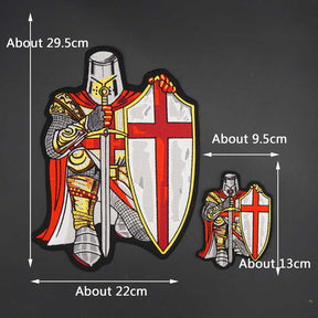 Knights Templar Commandery Patch - HANDMADE Crusader Embroidered