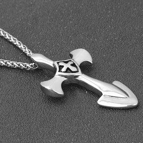 Knights Templar Commandery - Cross Pendants Necklaces  316L Stainless Steel - Bricks Masons