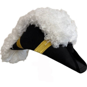 Grand Encampment Officer Knights Templar Chapeau - All White Plumes