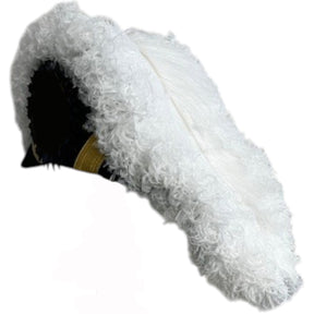 Grand Encampment Officer Knights Templar Chapeau - All White Plumes
