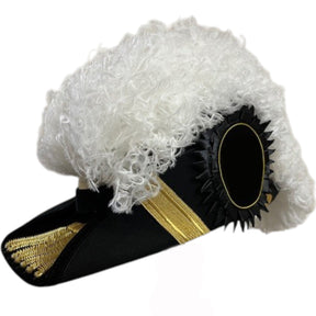 Grand Encampment Officer Knights Templar Chapeau - All White Plumes