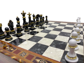 Knights Templar Chess Set - 16.5" (42cm) - Bricks Masons