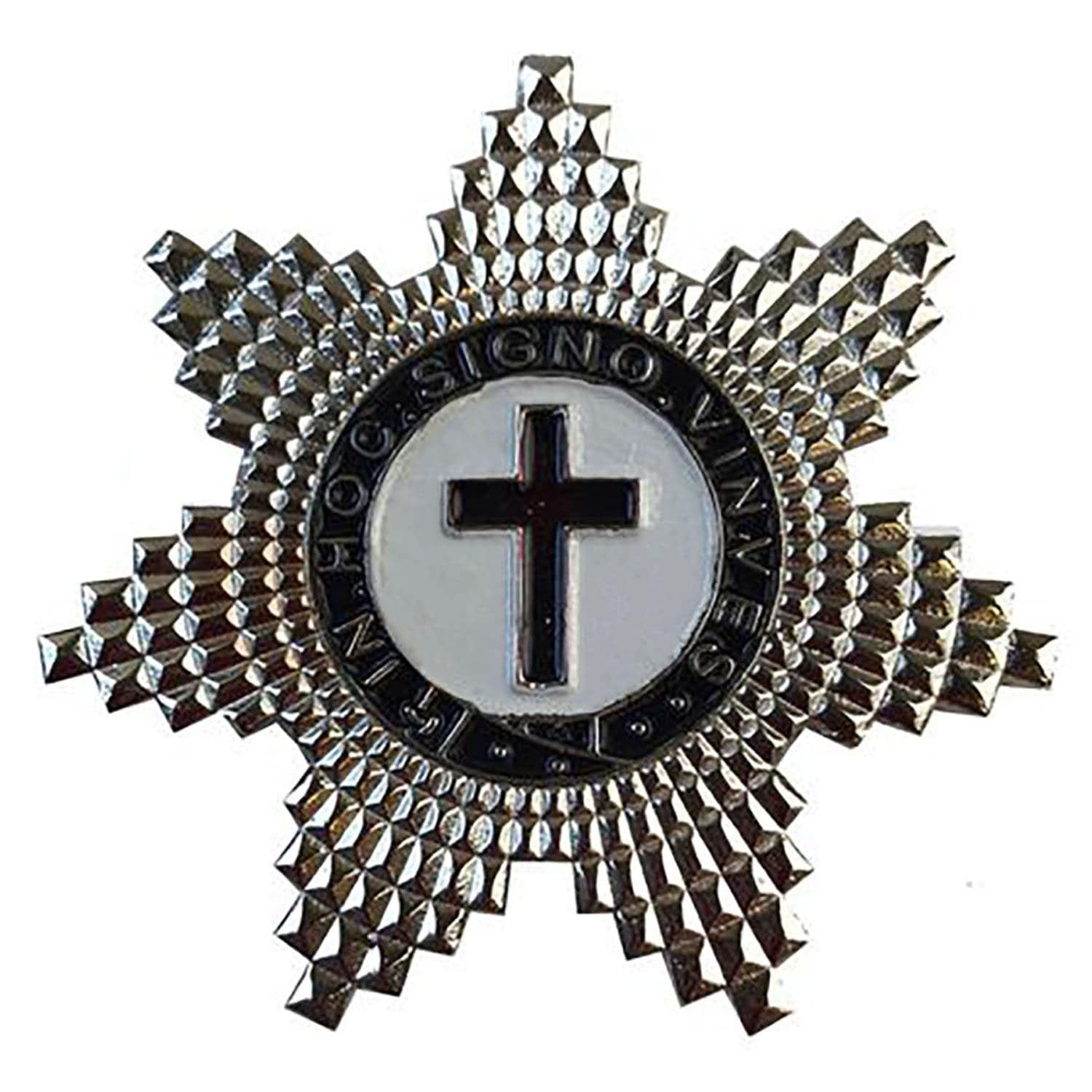 Knights Templar Commandery Breast Jewel - Silver Plated