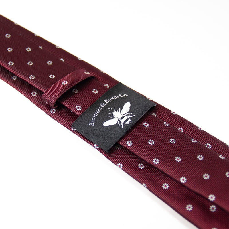 Masonic Necktie - Forget Me Not - Bricks Masons