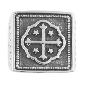 Knights Templar Ring - Saint Benedict Stainless Steel