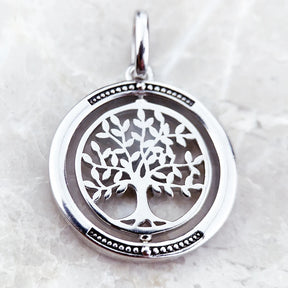 Ancient Israel - Tree Of Life Pendant 925 Sterling Silver - Bricks Masons