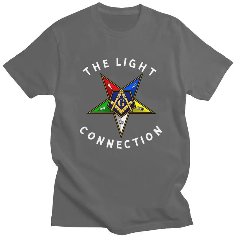 Worthy Patron OES T-Shirt - Men’s Short Sleeve Cotton Various Colors - Bricks Masons