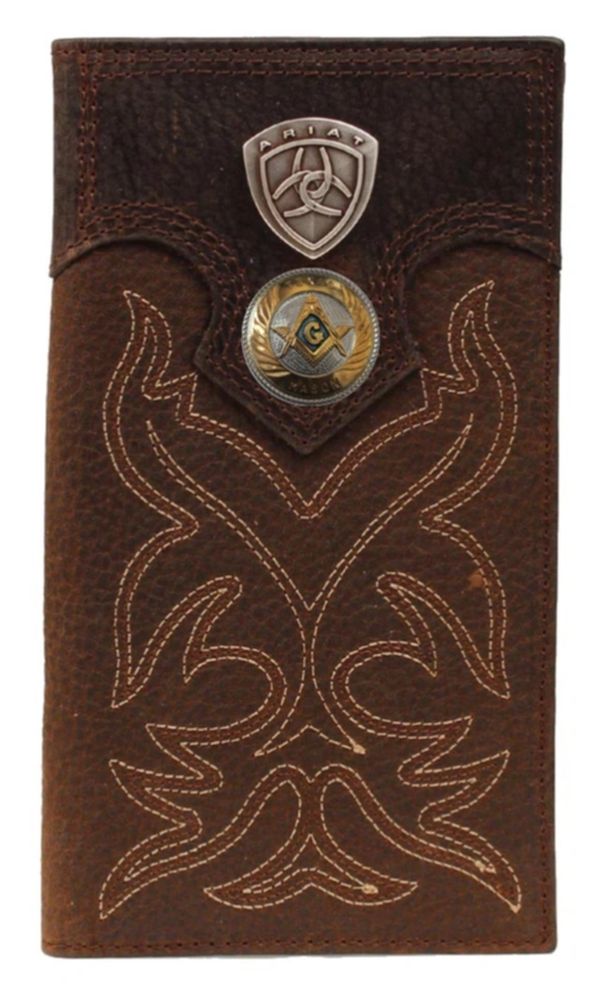 Master Mason Blue Lodge Wallet - Ariat Premium Shield