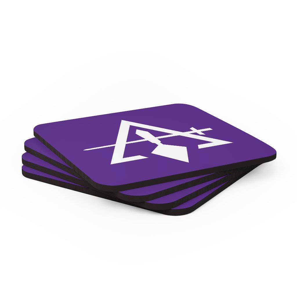 Council Coaster - 4 Pieces Purple Set - Bricks Masons