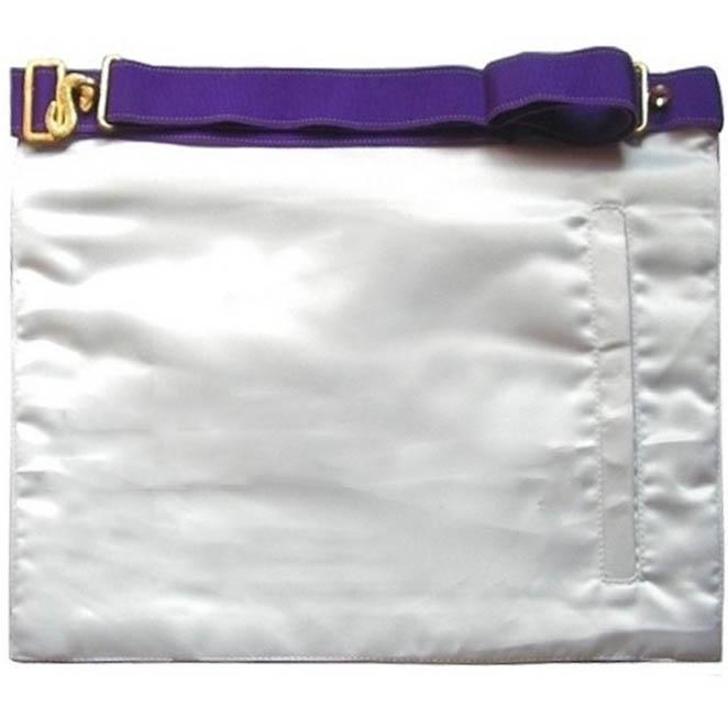 Entered Apprentice Memphis Misraim Apron - White - Bricks Masons