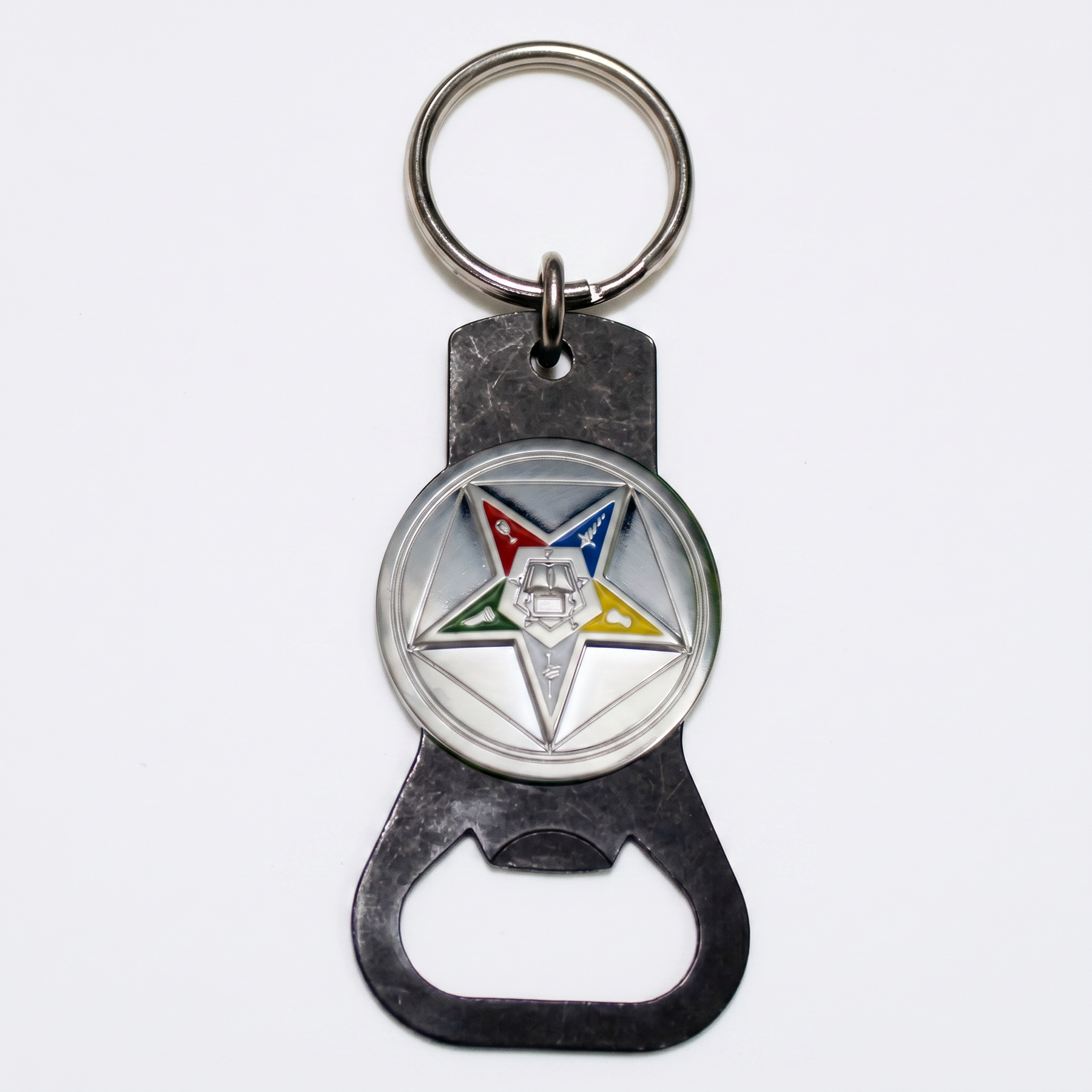 OES Bottle Opener - Aluminium Metal Keychain - Bricks Masons