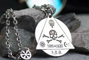 Eye Of Providence Necklace - Stainless Steel - Bricks Masons