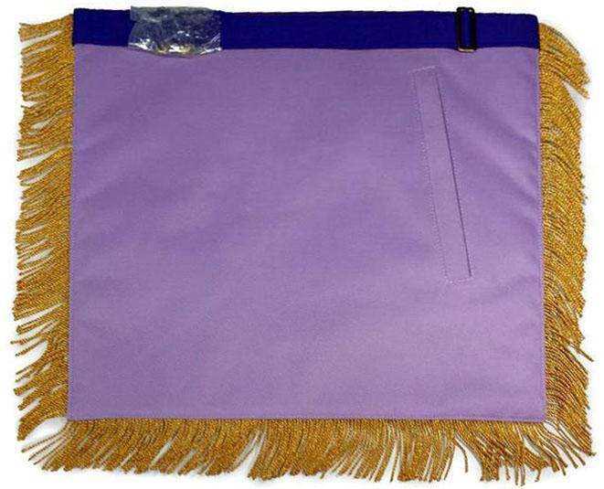 Grand Associate Patron OES Apron - Hand Embroidery - Bricks Masons