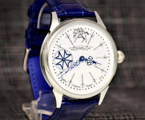 Master Mason Blue Lodge Wristwatch - Templiers - Bricks Masons