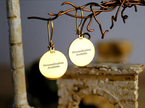 Masonic Earrings - The 47th Problem of Euclid Various Sizes - Bricks Masons