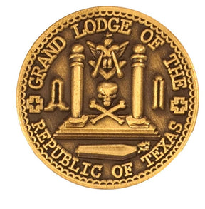 Master Mason Blue Lodge Keychain - Grand Lodge of the Republic of Texas - Bricks Masons