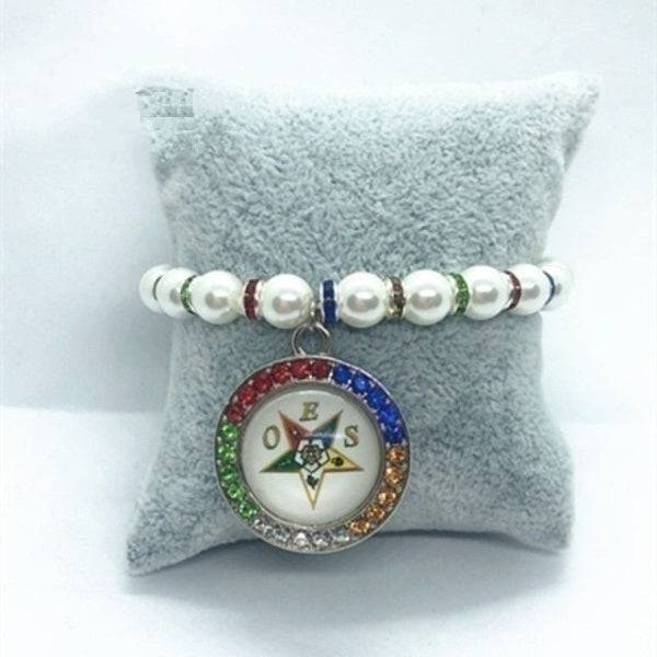 OES Bracelet - Round Stone Beaded