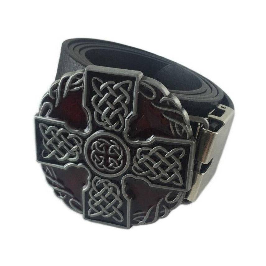 Knights Templar Belt - Celtic Cross - Bricks Masons