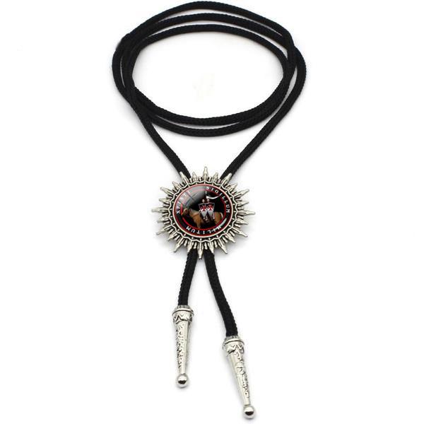 Knights Templar Bolo Tie - Knights On Horseback - Bricks Masons