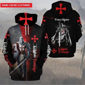 Knights Templar Hoodie - Casual Jesus Guard , Sweatshirts & Zipper - Bricks Masons