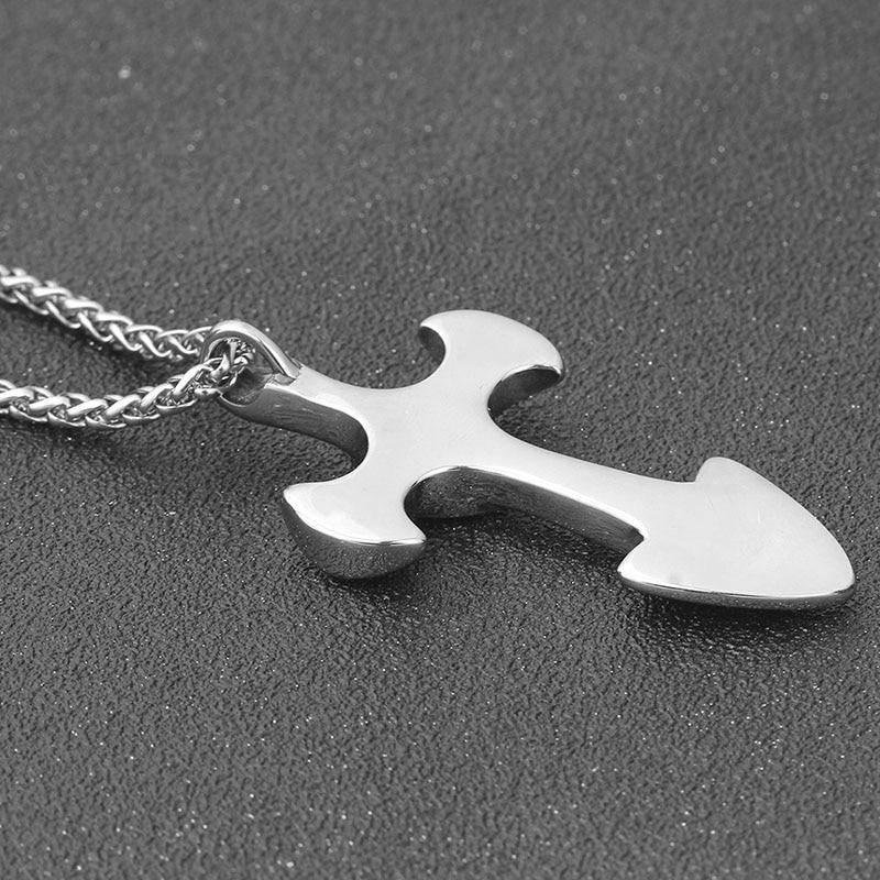 Knights Templar Necklace - Cross Inside Cross - Bricks Masons