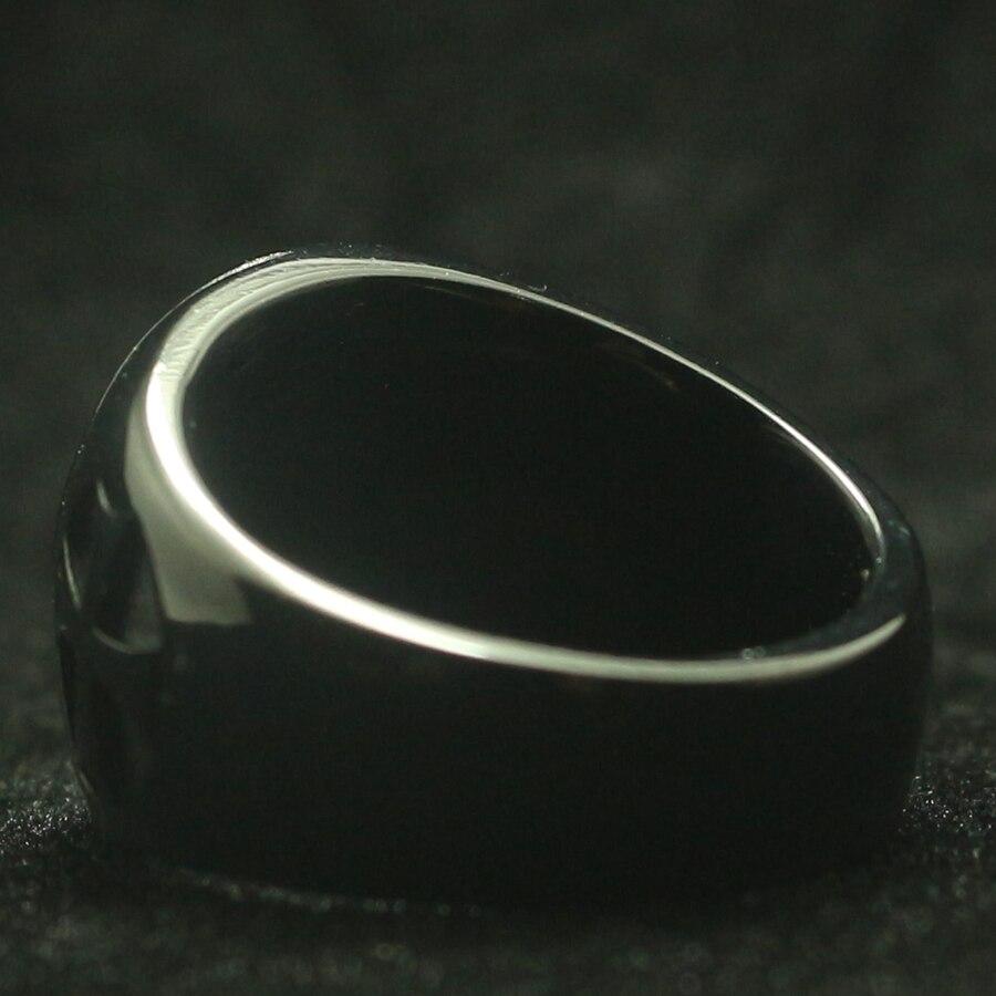 Knights Templar Ring - Black Cross - Bricks Masons