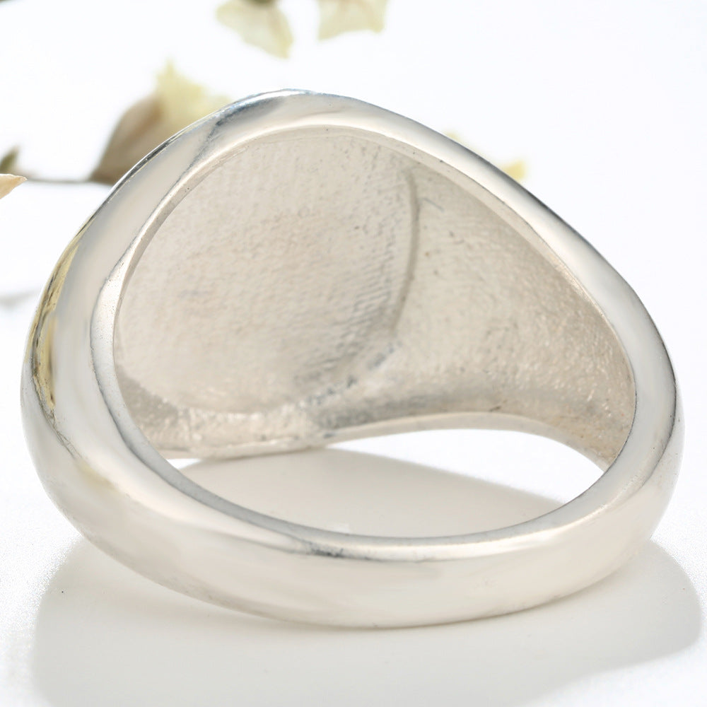 Knights Templar Commandery Ring - Silver Copper Plated - Bricks Masons