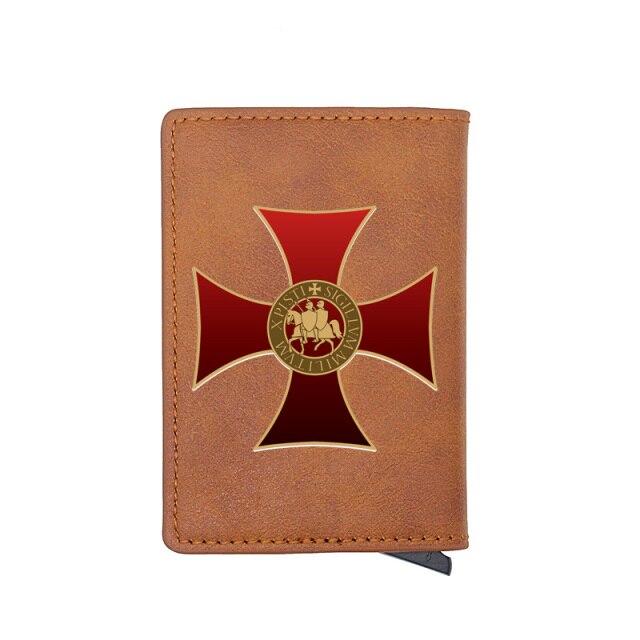 Knights Templar Wallet - Cross & Credit Card Holder (4 colors) - Bricks Masons