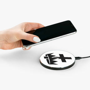 Knights Templar Wireless Charger - Black & White - Bricks Masons