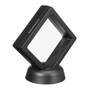 Masonic Coin Holder - 3D Floating Coin Display Black & White - Bricks Masons