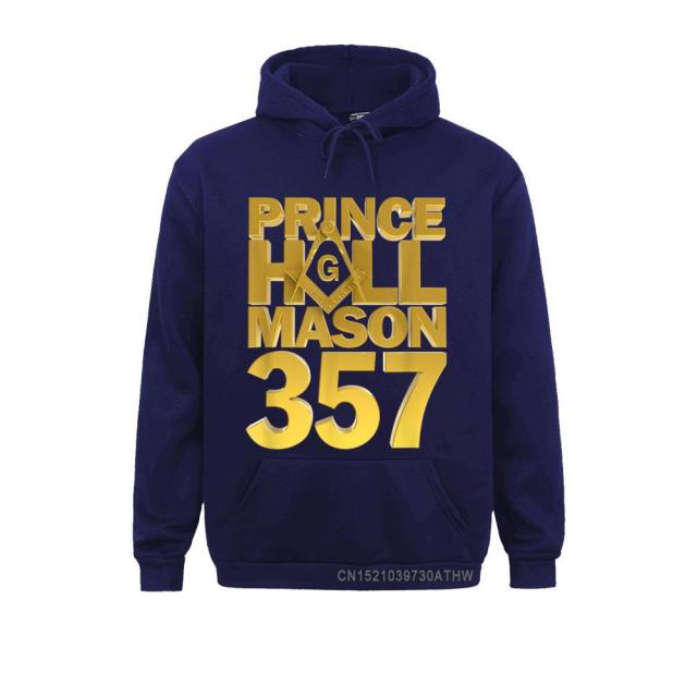 Master Mason Blue Lodge Hoodie - Prince Hall Mason 357 Square and Compass G [Multiple Colors] - Bricks Masons