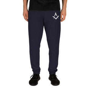 Master Mason Blue Lodge Jogger - Square and Compass Embroidery - Bricks Masons