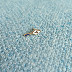 Master Mason Blue Lodge Lapel Pin - 12mm Brass Shovel - Bricks Masons