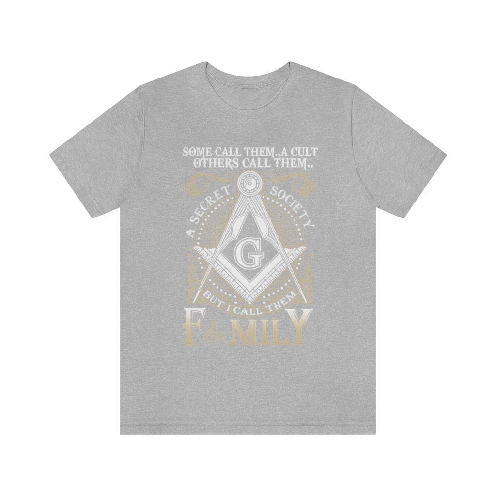 Masonic T-Shirt - I Call Them Family - Bricks Masons