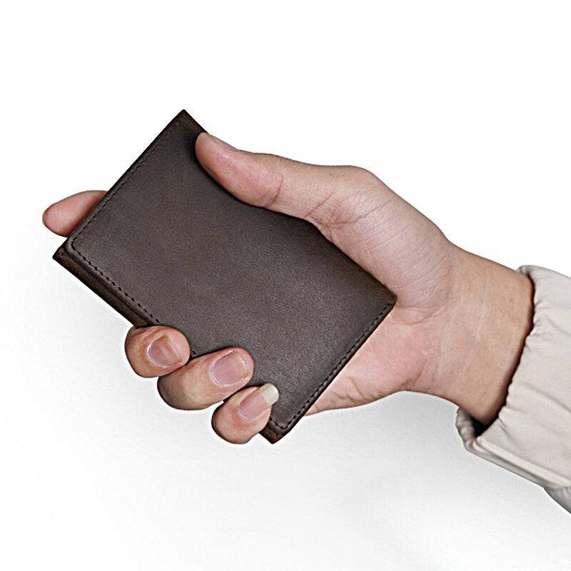 Master Mason Blue Lodge Wallet - Genuine Leather Square and Compass with G Dark Brown - Bricks Masons