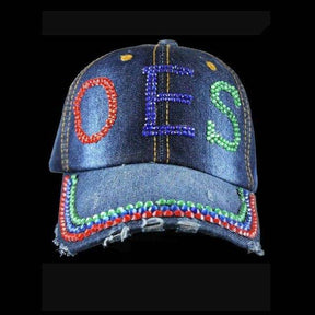 OES Baseball Cap - Denim Cap Hat - Bricks Masons