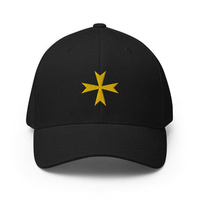 Order Of Malta Baseball Cap - Golden Embroidery - Bricks Masons