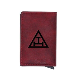 Royal Arch Chapter Wallet - Triple Tau & Credit Card Holder (4 Colors)