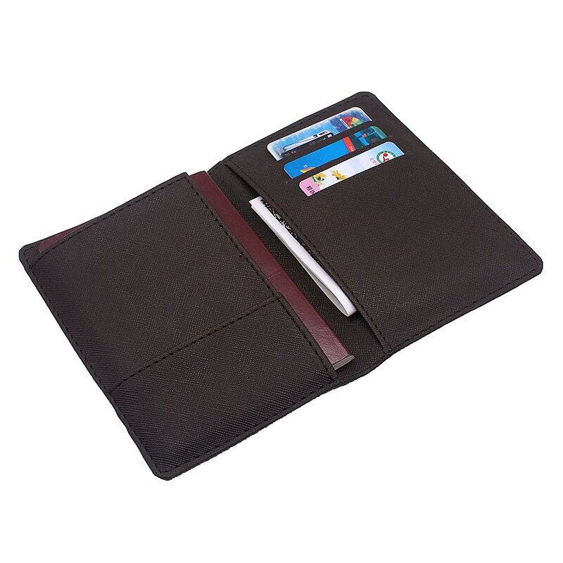 Master Mason Blue Lodge Wallet - Brotherly Love Leather Passport & Wallet Cover Brown & Black