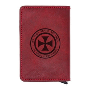 Knights Templar Commandery Wallet - Credit Card Holder (4 colors)