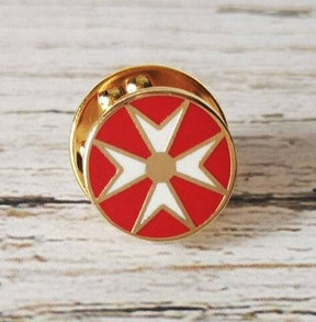 Order Of Malta Commandery Lapel Pin - Red Cross